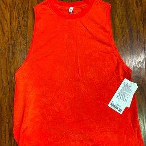 Lululemon NWT all yours orange tank